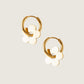 LOVER'S TEMPO - Petal Waterproof Hoop Earrings - 
