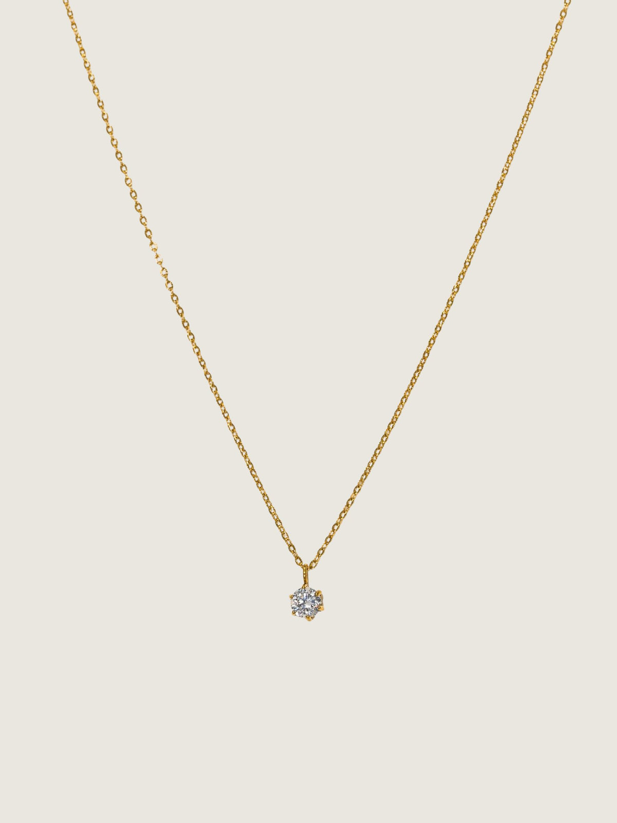 LOVER'S TEMPO - Sol Cubic Zirconia Waterproof Necklace - 