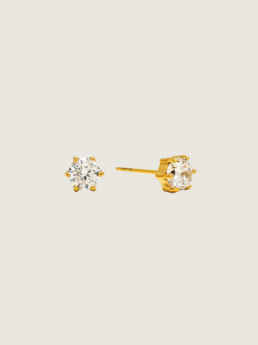 LOVER'S TEMPO - Sol Cubic Zirconia Waterproof Earrings - 
