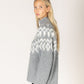 LYLA + LUXE - Aggie Fair Isle Mockneck Sweater - 