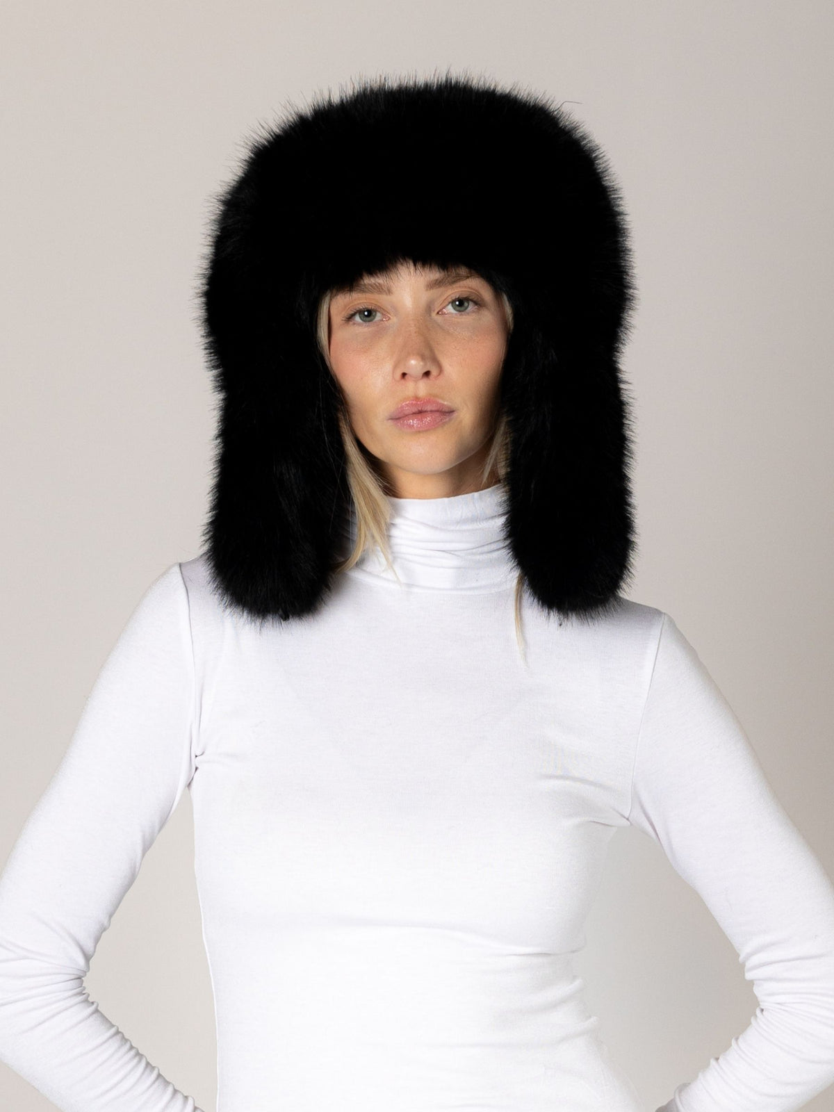 LYLA + LUXE - Faux Fur Aviator Hat - 