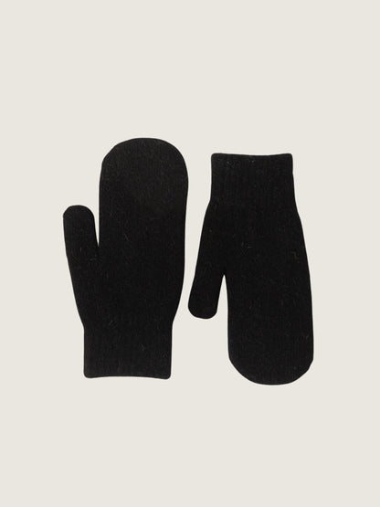 LYLA + LUXE - Solid Classic Mittens - Black