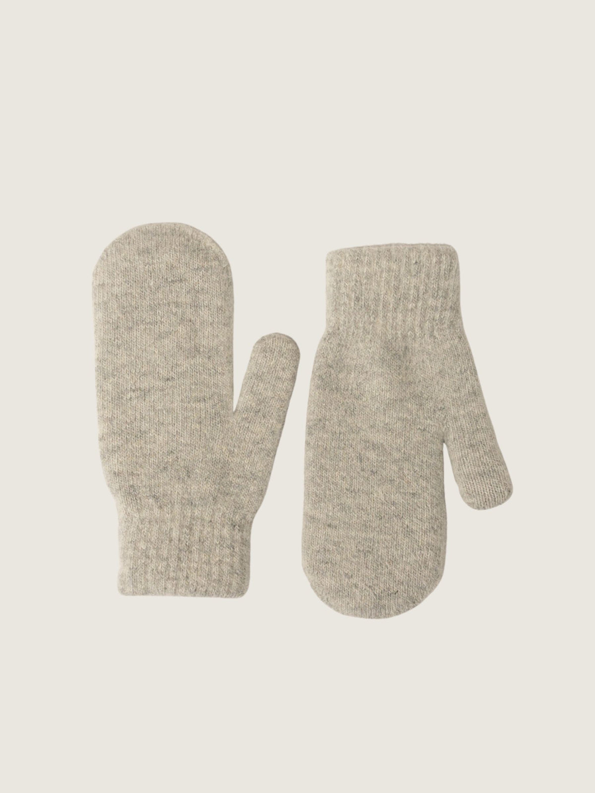 LYLA + LUXE - Solid Classic Mittens - Light Grey