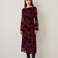 Anouk Velvet Midi Dress