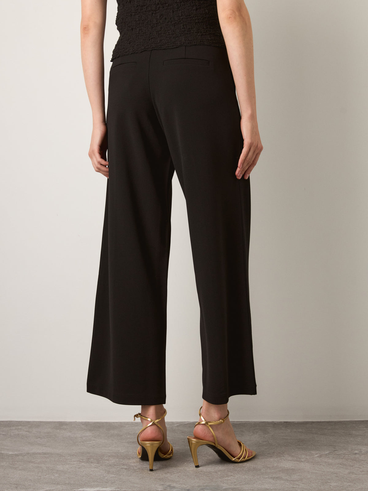 MONK & LOU - Amy Pintuck Straight Leg Pants - 