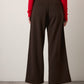 MONK & LOU - Amy Pintuck Straight Leg Pants - 
