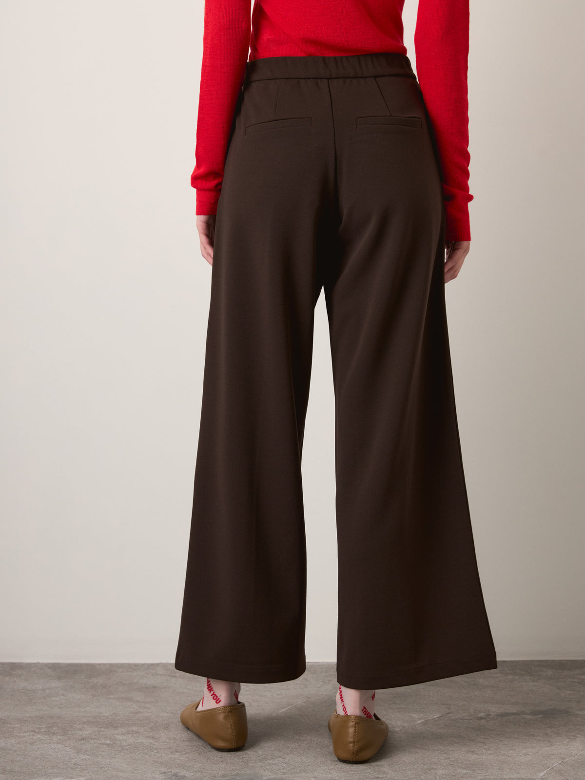 MONK & LOU - Amy Pintuck Straight Leg Pants - 