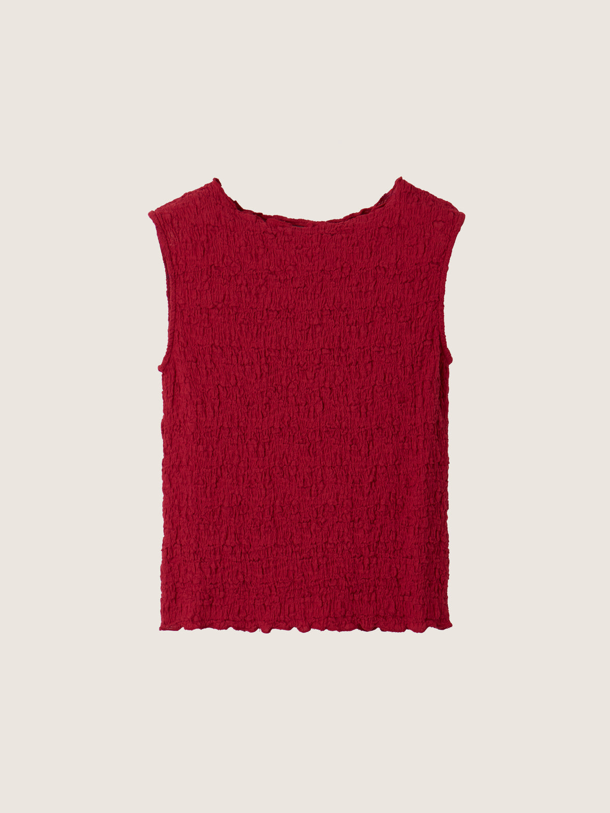 MONK & LOU - Textured Cotton Teya Top - 