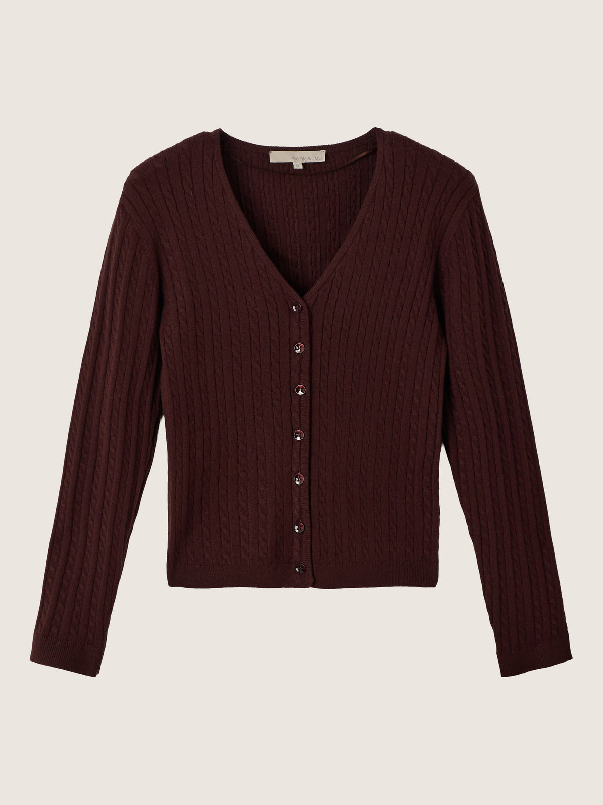 MONK & LOU - August V-neck Cardigan - 