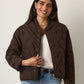 MONK & LOU - Bailey Quilted Relaxed Bomber - 