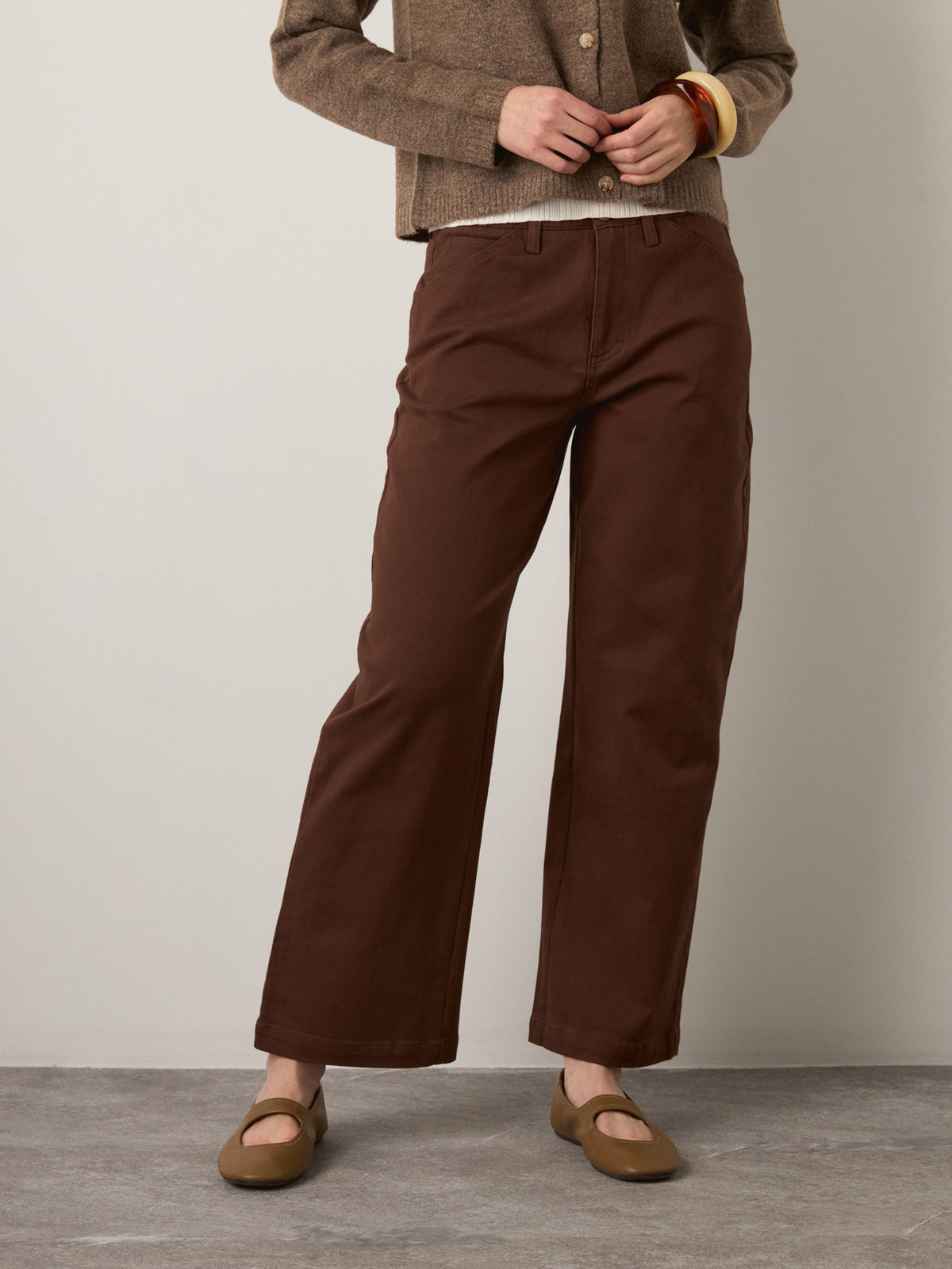 MONK & LOU - Fynn Relaxed Barrel Pants - 