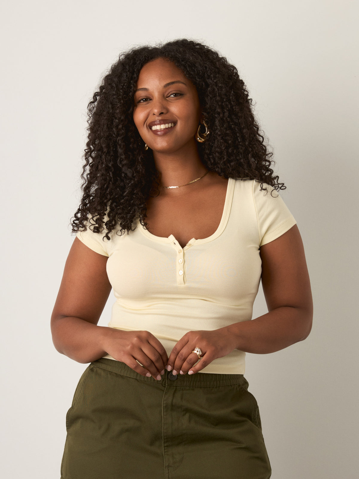 MONK & LOU - Gen Henley T-Shirt - 