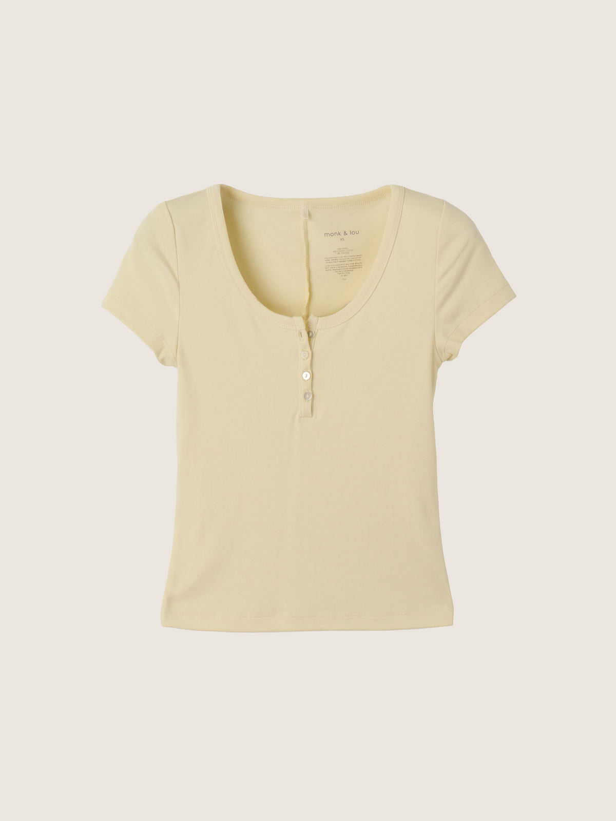 MONK & LOU - Gen Henley T-Shirt - 