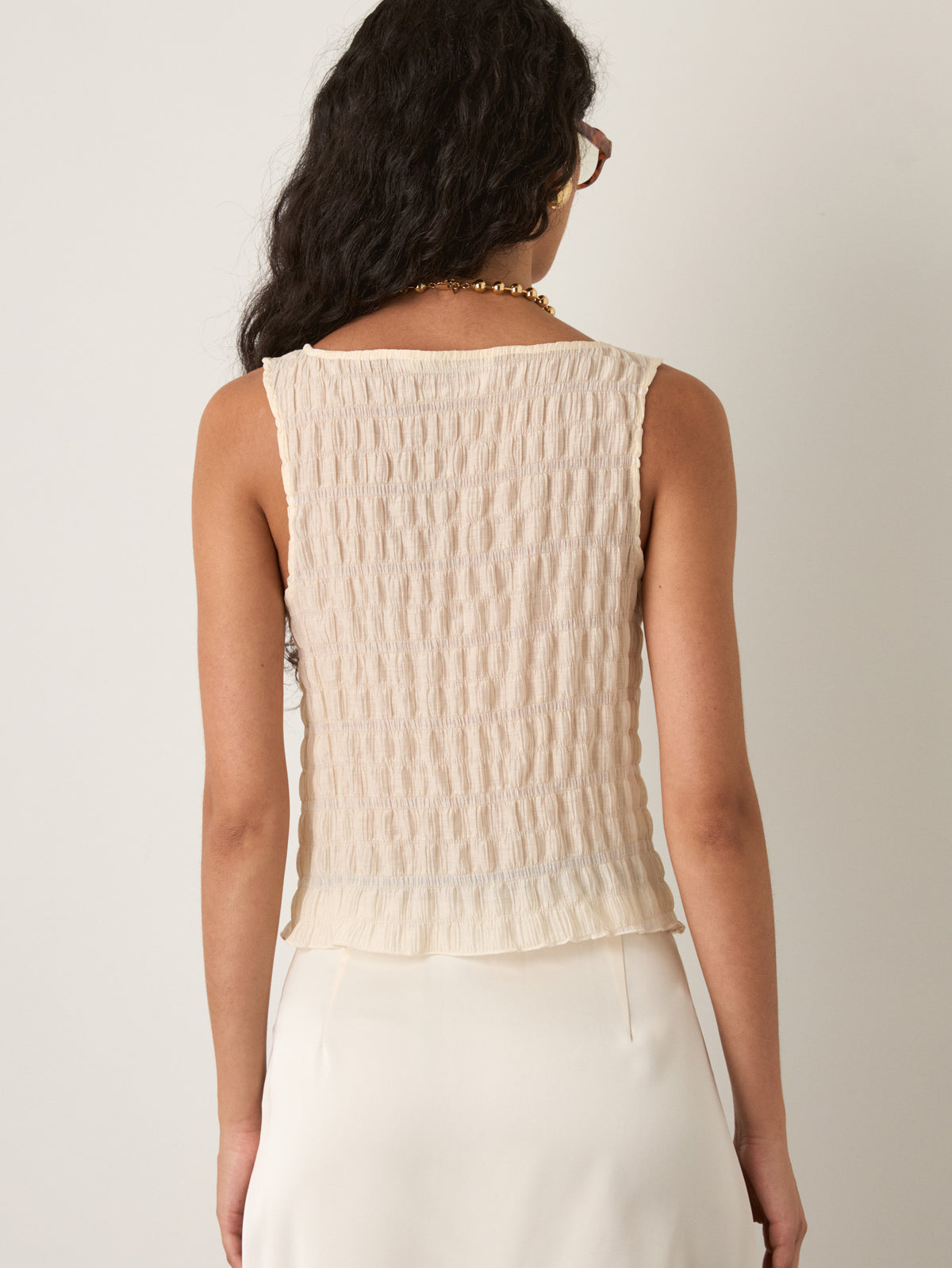 MONK & LOU - Imogen Shell Top - 