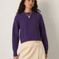 MONK & LOU - Kya Crewneck Pullover Sweater - 