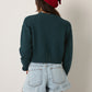 MONK & LOU - Kya Crewneck Pullover Sweater - 
