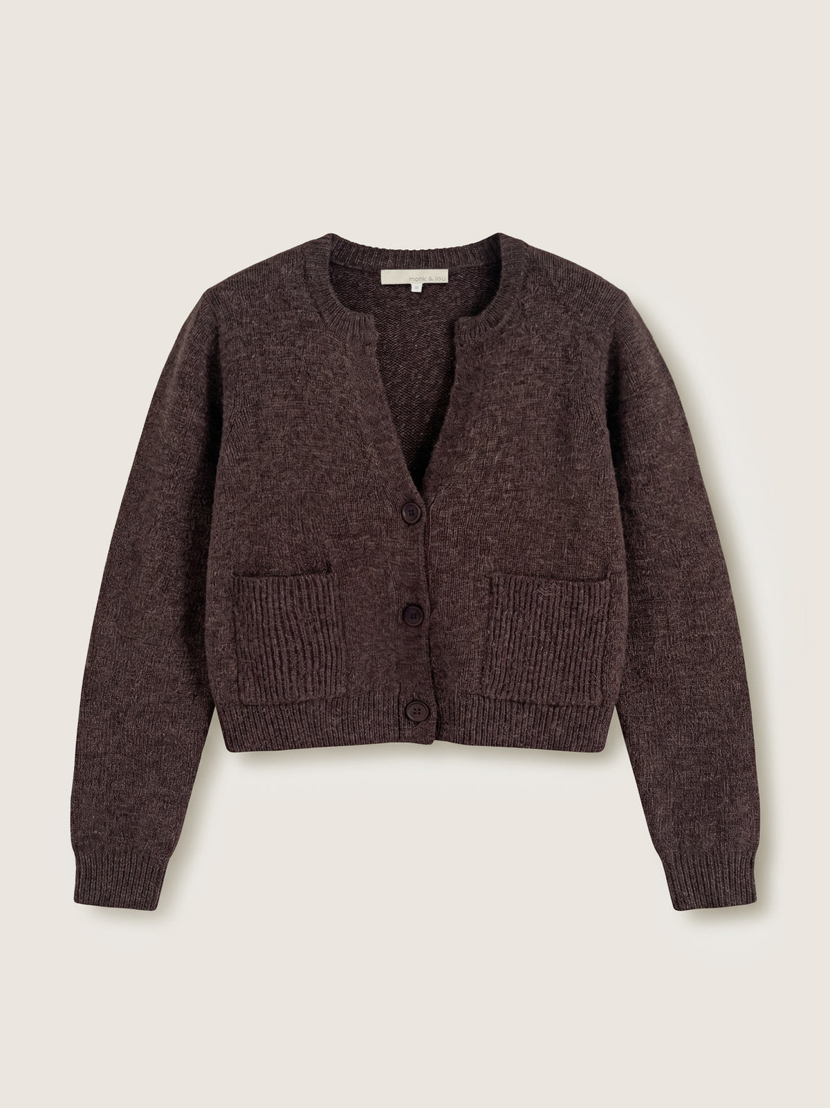 MONK & LOU - Leena Cropped Cardigan - 