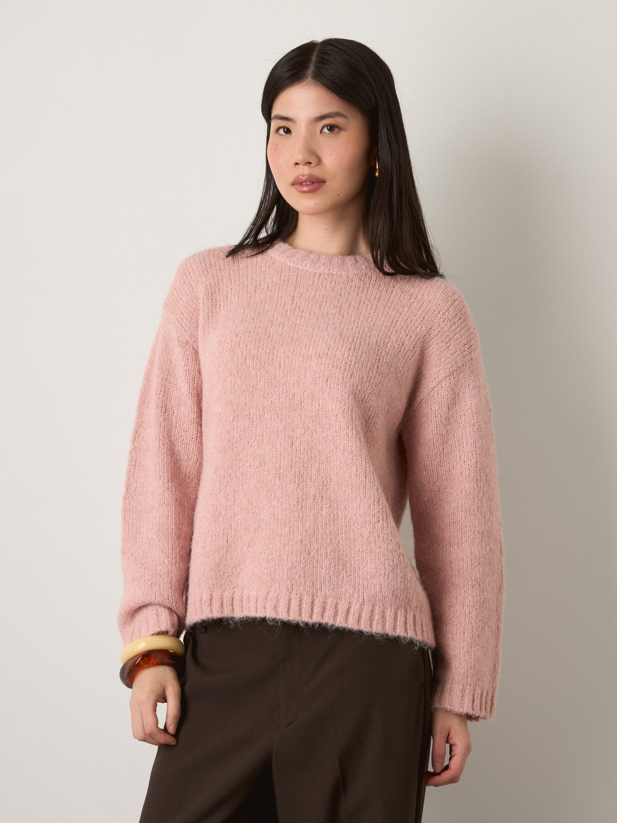 MONK & LOU - Lennox Relaxed Pullover Sweater - 