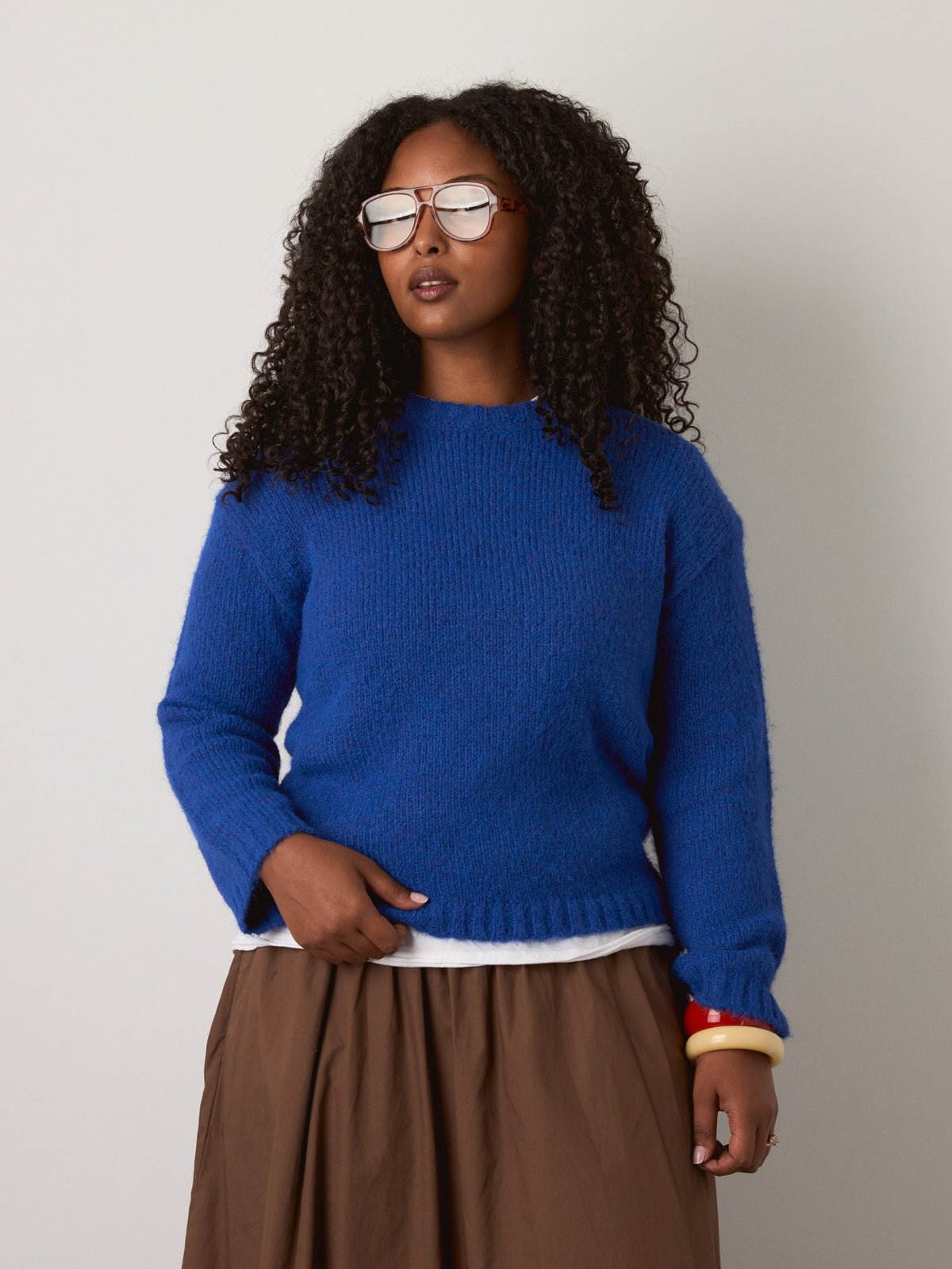 MONK & LOU - Lennox Relaxed Pullover Sweater - 