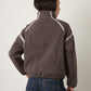 MONK & LOU - Lex High Pile Fleece Half-Zip Pullover Jacket - 