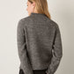 MONK & LOU - Mina Speckled Roll Neck Pullover Sweater - 