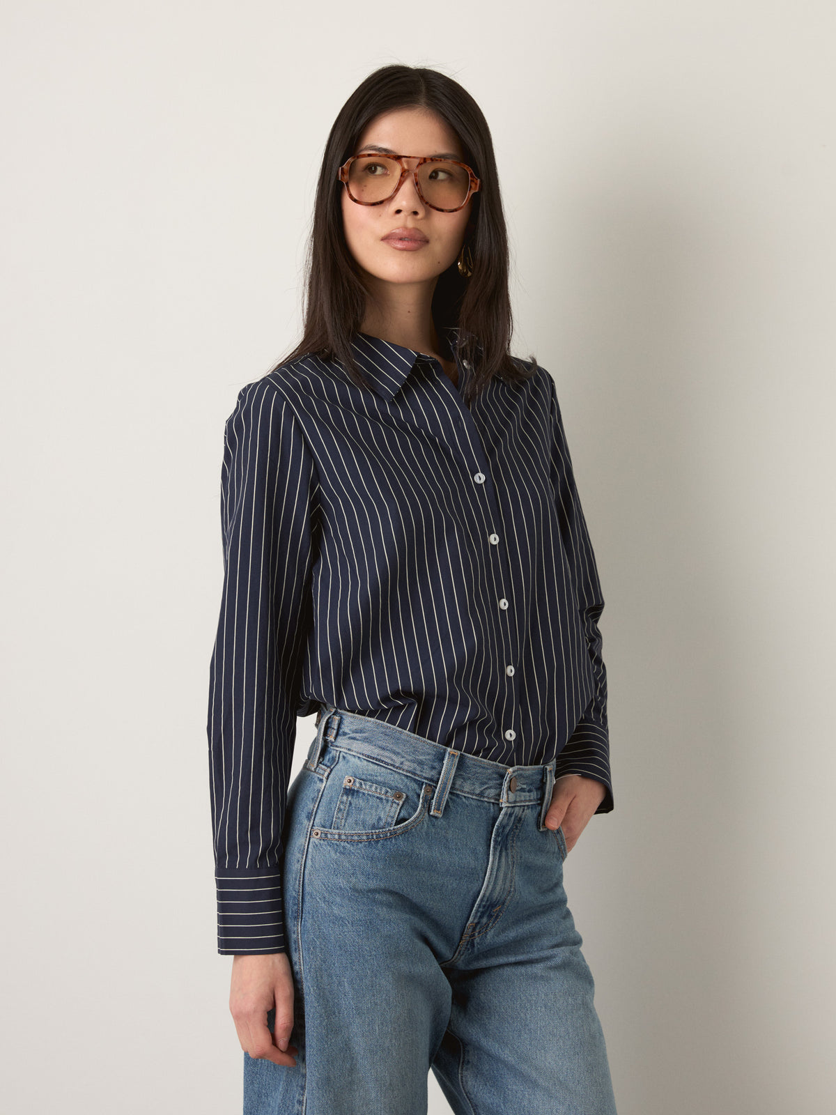 MONK & LOU - Minji Button Up Shirt - 