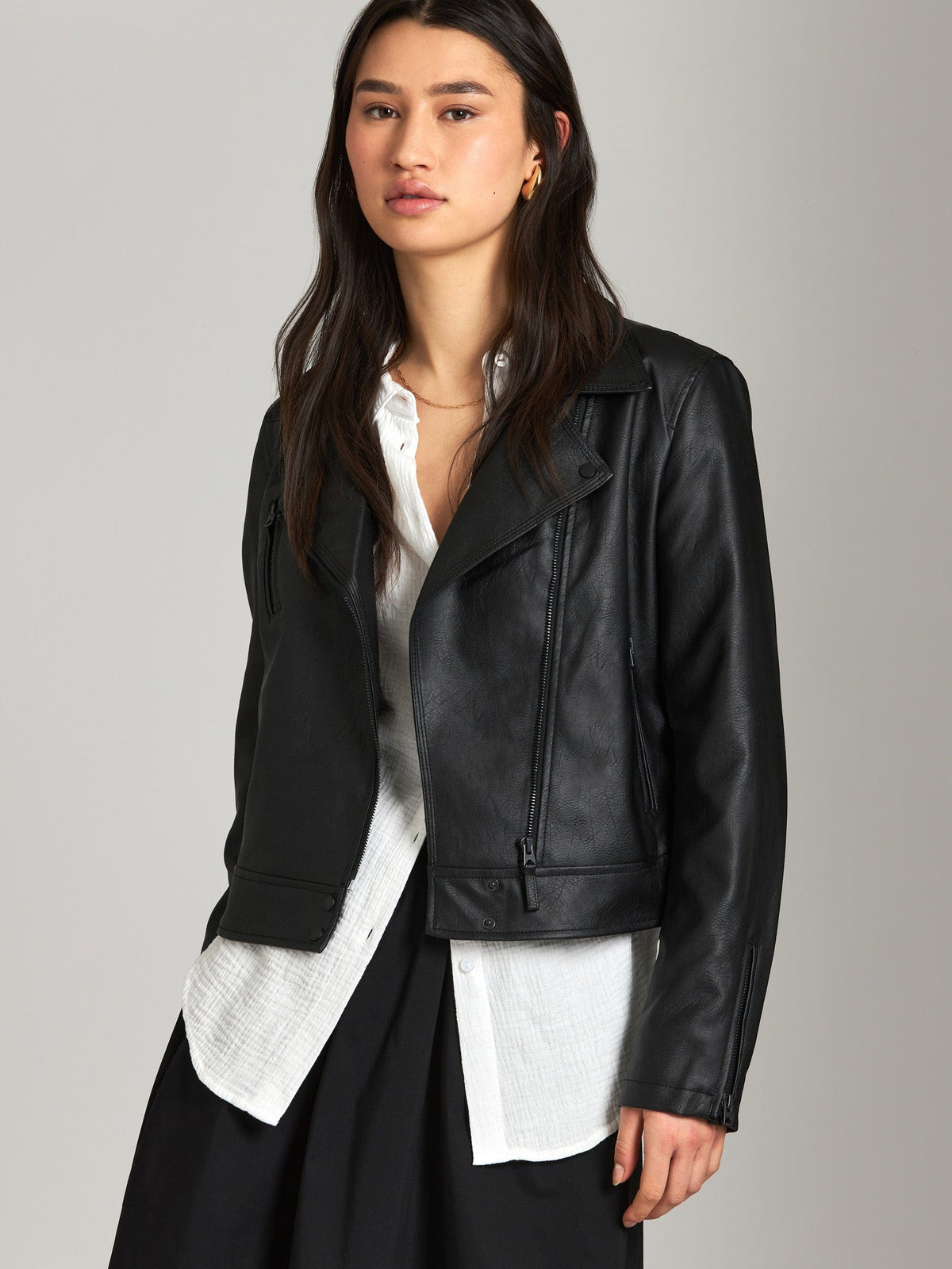 MONK & LOU - Declan Vegan Leather Jacket - 