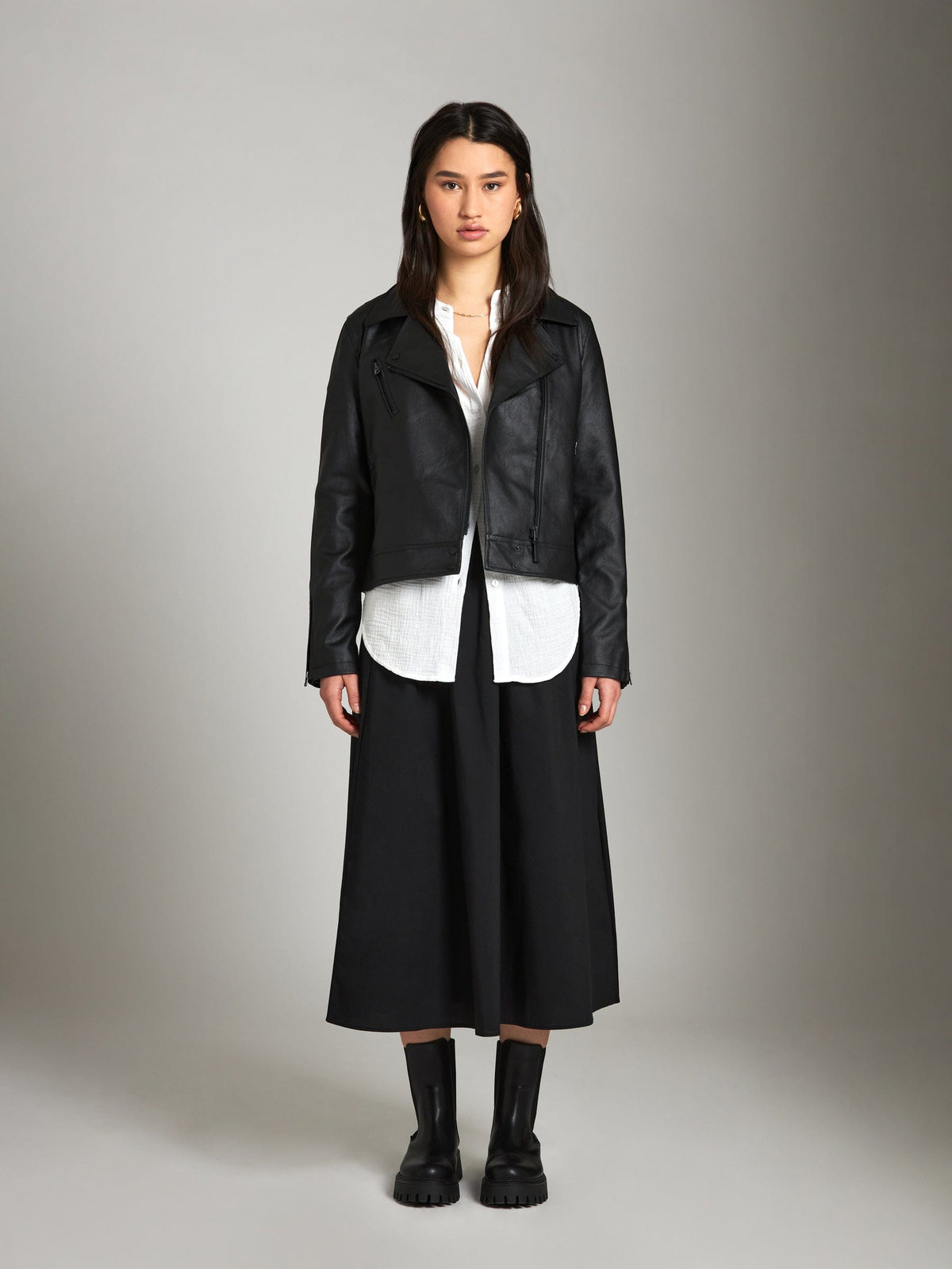 MONK & LOU - Declan Vegan Leather Jacket - 