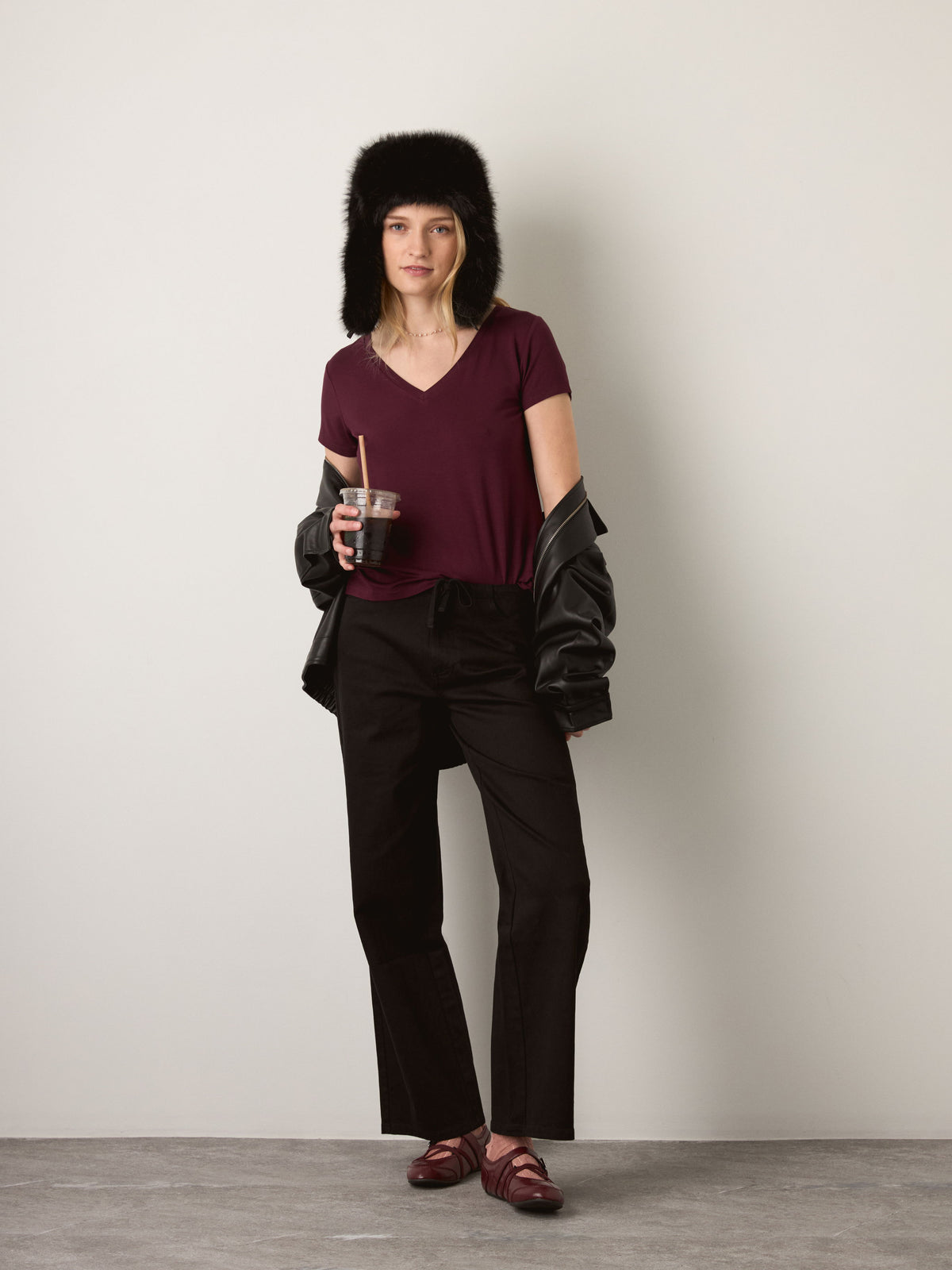 MONK & LOU - Rae Relaxed Pants - Black