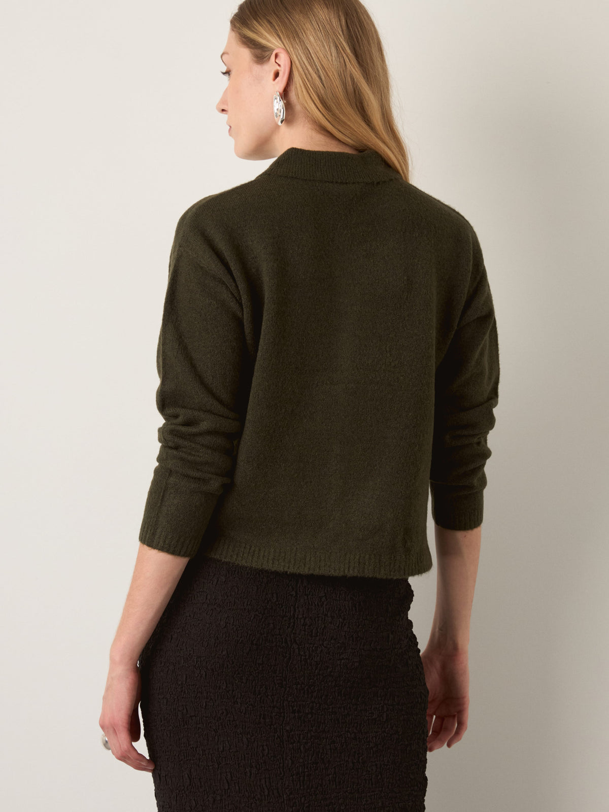 MONK & LOU - Saffi Polo Cardigan - 