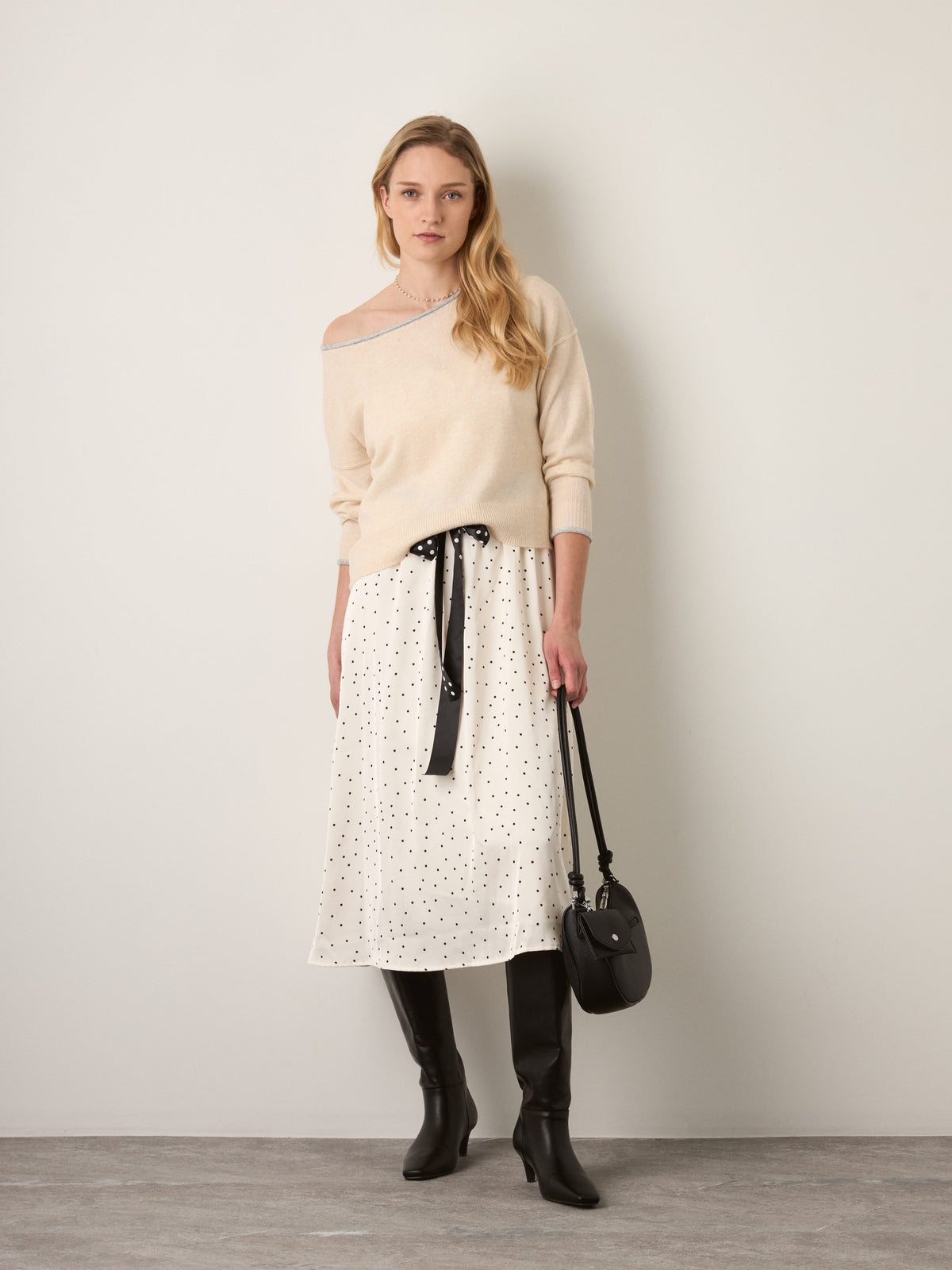MONK & LOU - Shiloh Relaxed Pullover Sweater - 