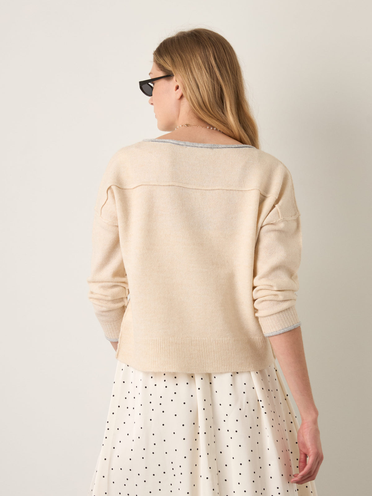 MONK & LOU - Shiloh Relaxed Pullover Sweater - 
