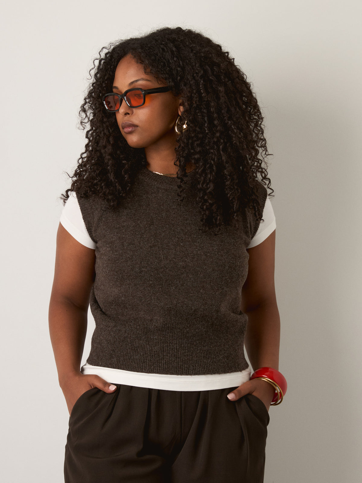 MONK & LOU - Yana Crew Vest - 