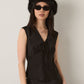 MONK & LOU - Zinnia Shell Tie Top - 