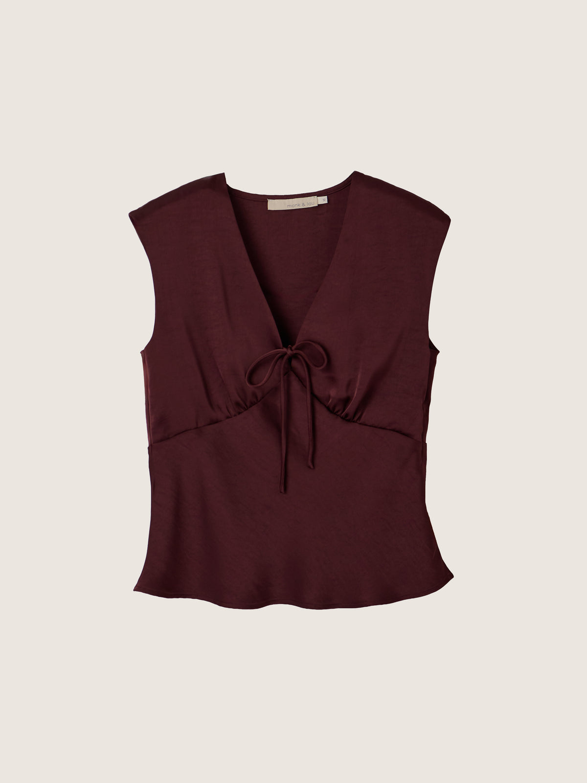 MONK & LOU - Zinnia Shell Tie Top - 
