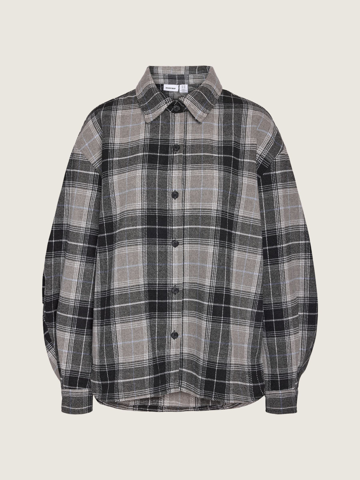 NOISY MAY - Mella Flanny Overshirt - Black Check