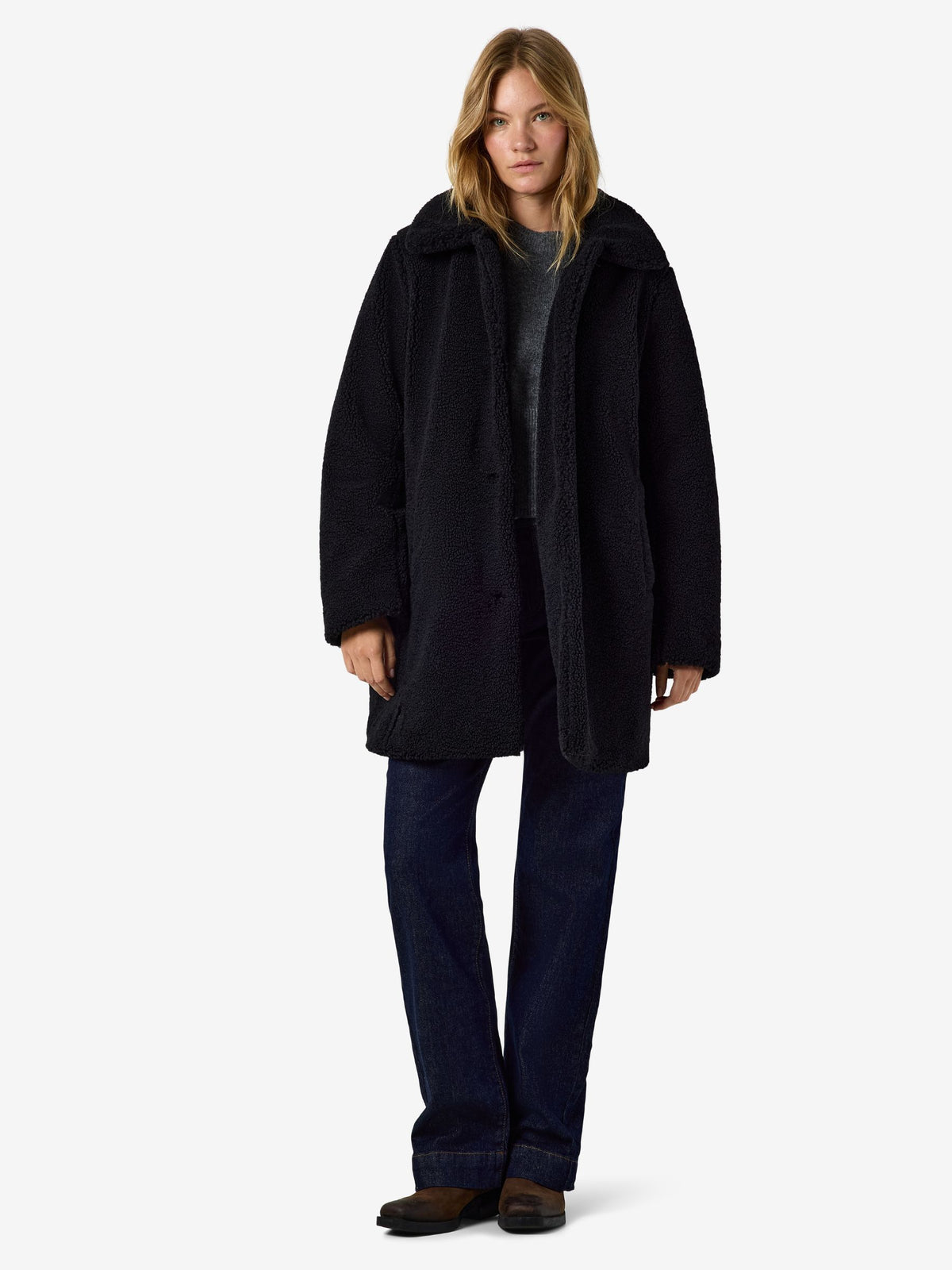 NOISY MAY - Nati Teddy Coat - 