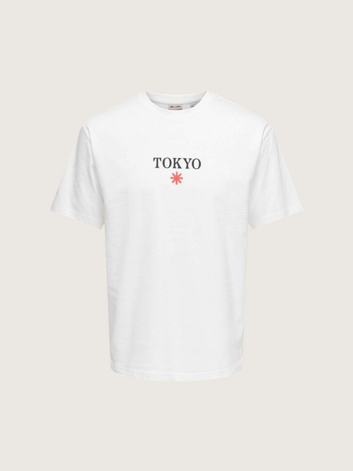 ONLY & SONS - Blueprint Graphic Shortsleeve T-Shirt - Bright White Tokyo
