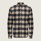 ONLY & SONS - Gudmund Longsleeve Checked Shirt - Dark Navy