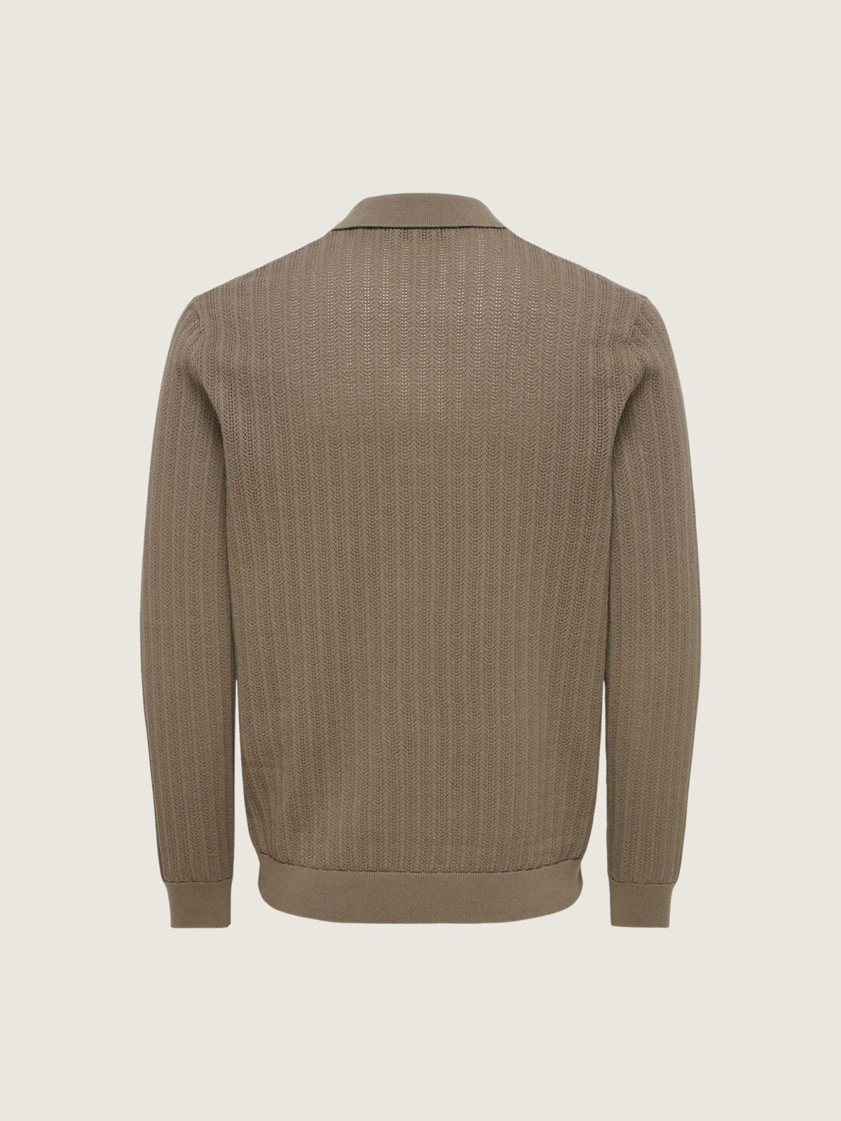 ONLY & SONS - Moon Longsleeve Knit Polo - 