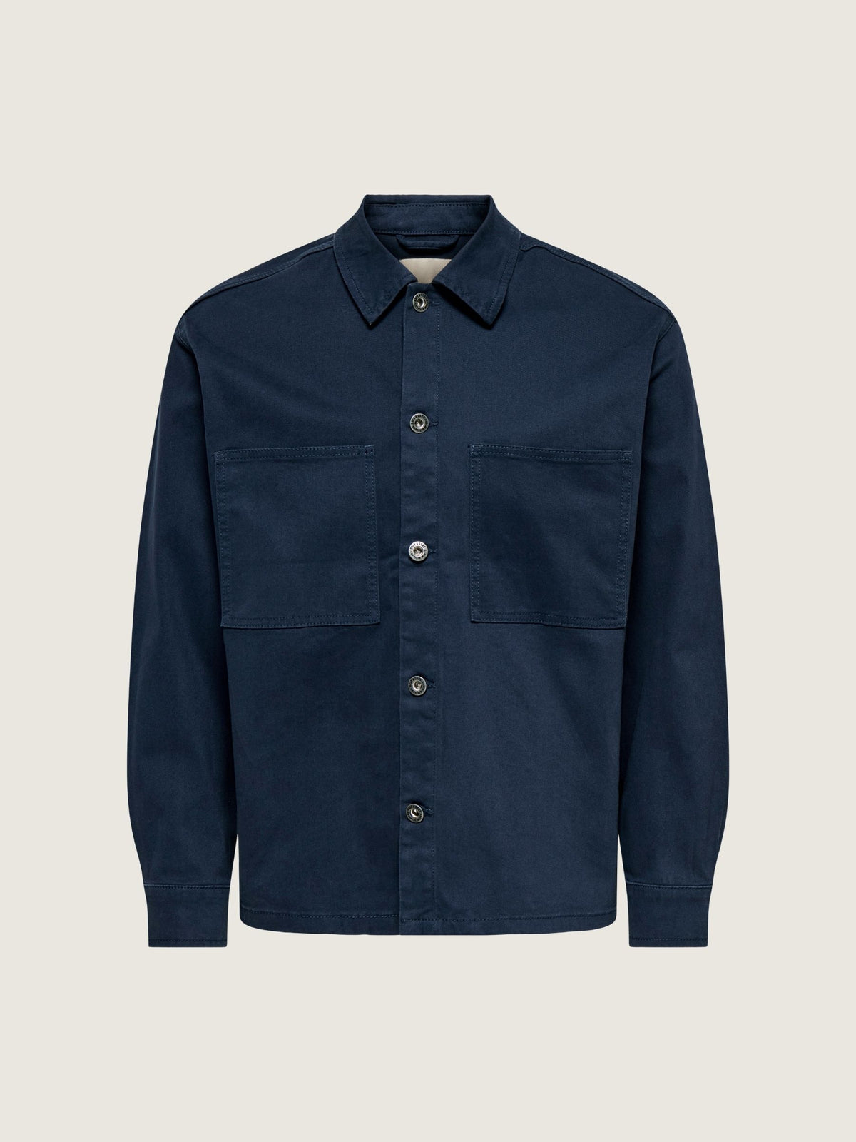 ONLY & SONS - Toby Relaxed Overshirt - Dress Blues