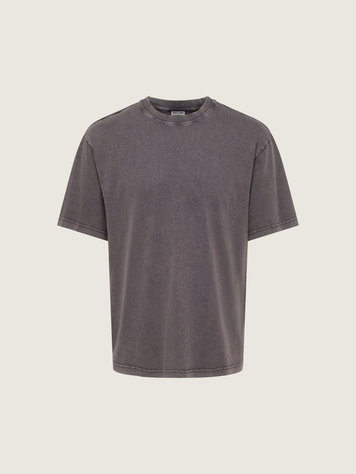 ONLY & SONS - Fred Relaxed Washed Shortsleeve T-Shirt - Grey Pinstripe