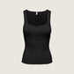 ONLY - Bree Square Neck Knit Tank Top - Black