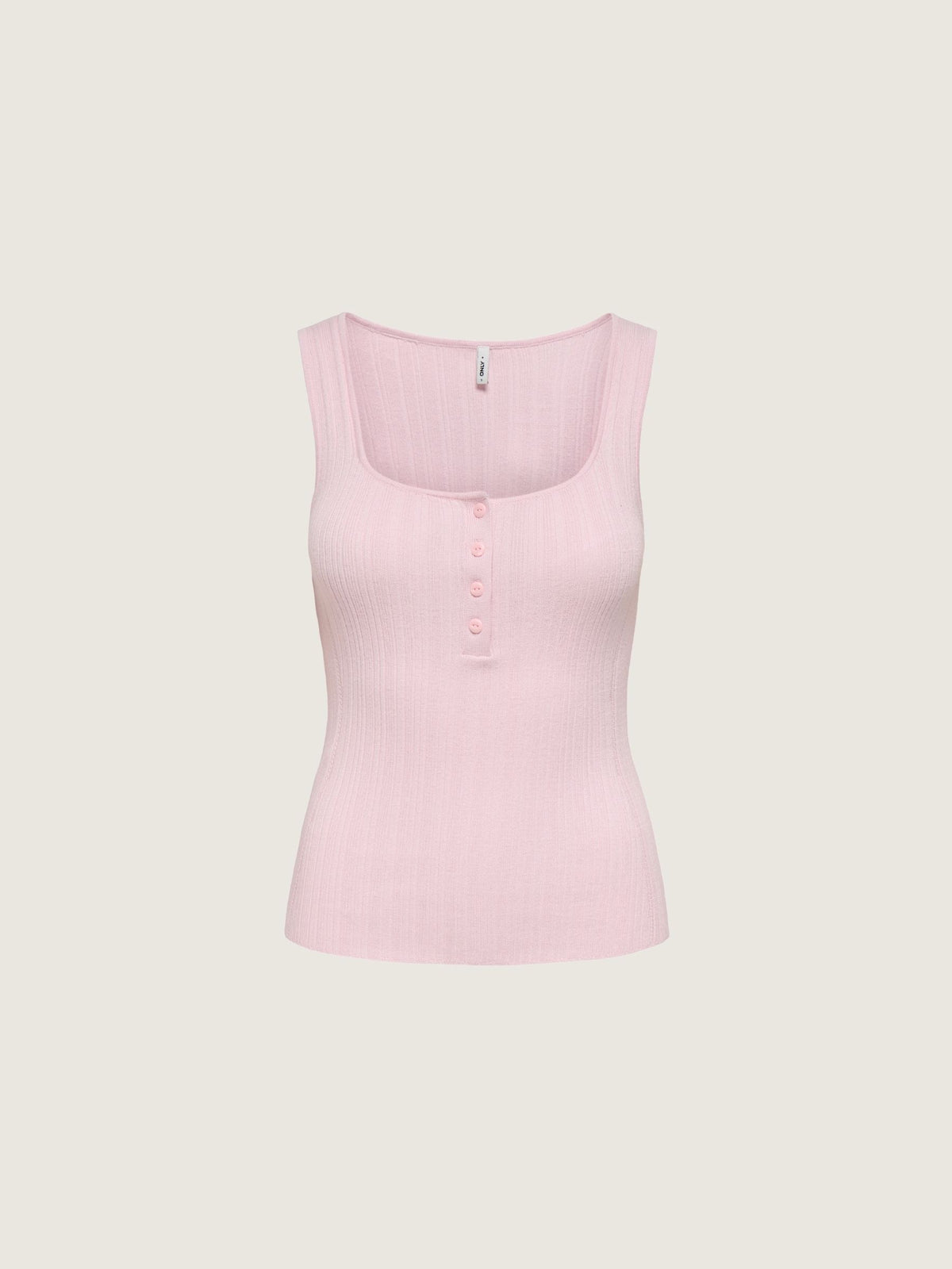 ONLY - Bree Square Neck Knit Tank Top - Pale Lilac