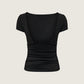 ONLY - Evelyn Shortsleeve Boatneck Top - 