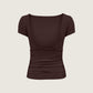 ONLY - Evelyn Shortsleeve Boatneck Top - 