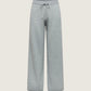 ONLY - Gigi Wide Knit Pants - Medium Grey Melange