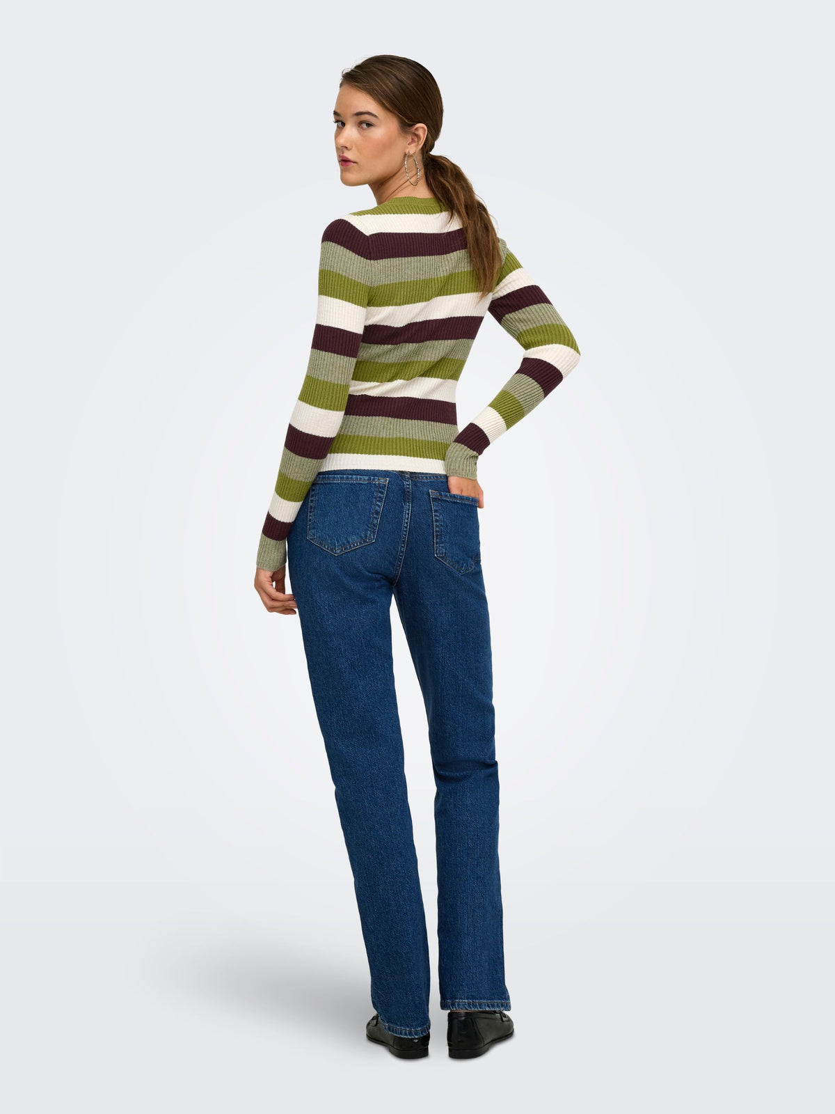 ONLY - Ibi Striped Pullover Sweater - 