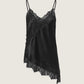 ONLY - Indona Satin Lace Camisole - Black