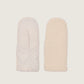 ONLY - Leva Faux Shearling Mittens - Birch
